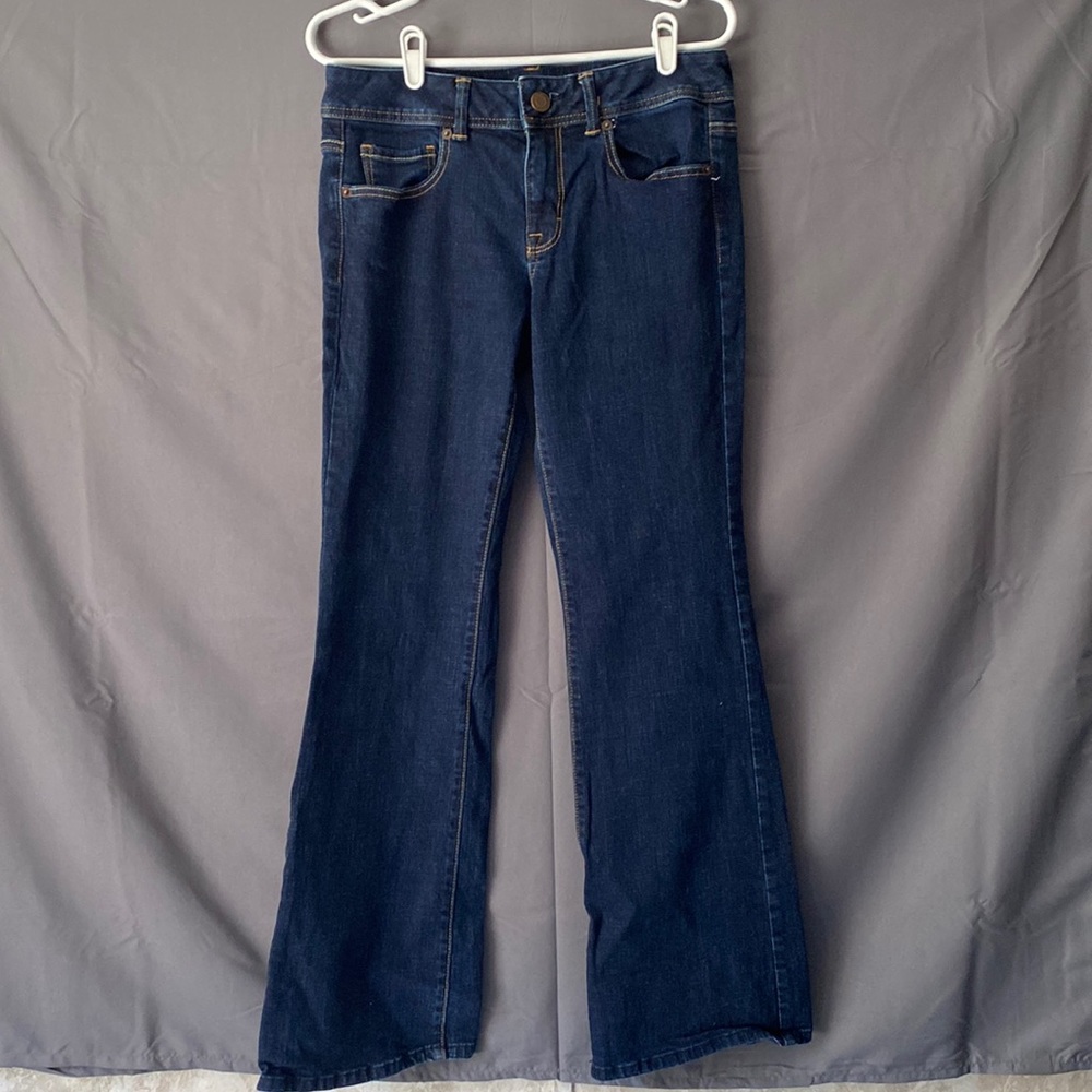 Dark Wash Super Stretch Original Boot American Eagle Jeans